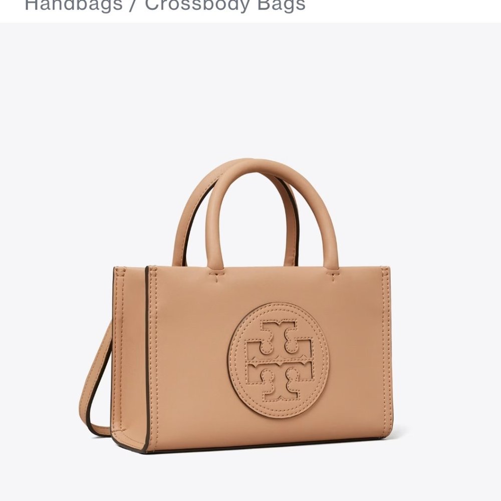 Tory Burch Mini Ella Bio Tote Light Sand
